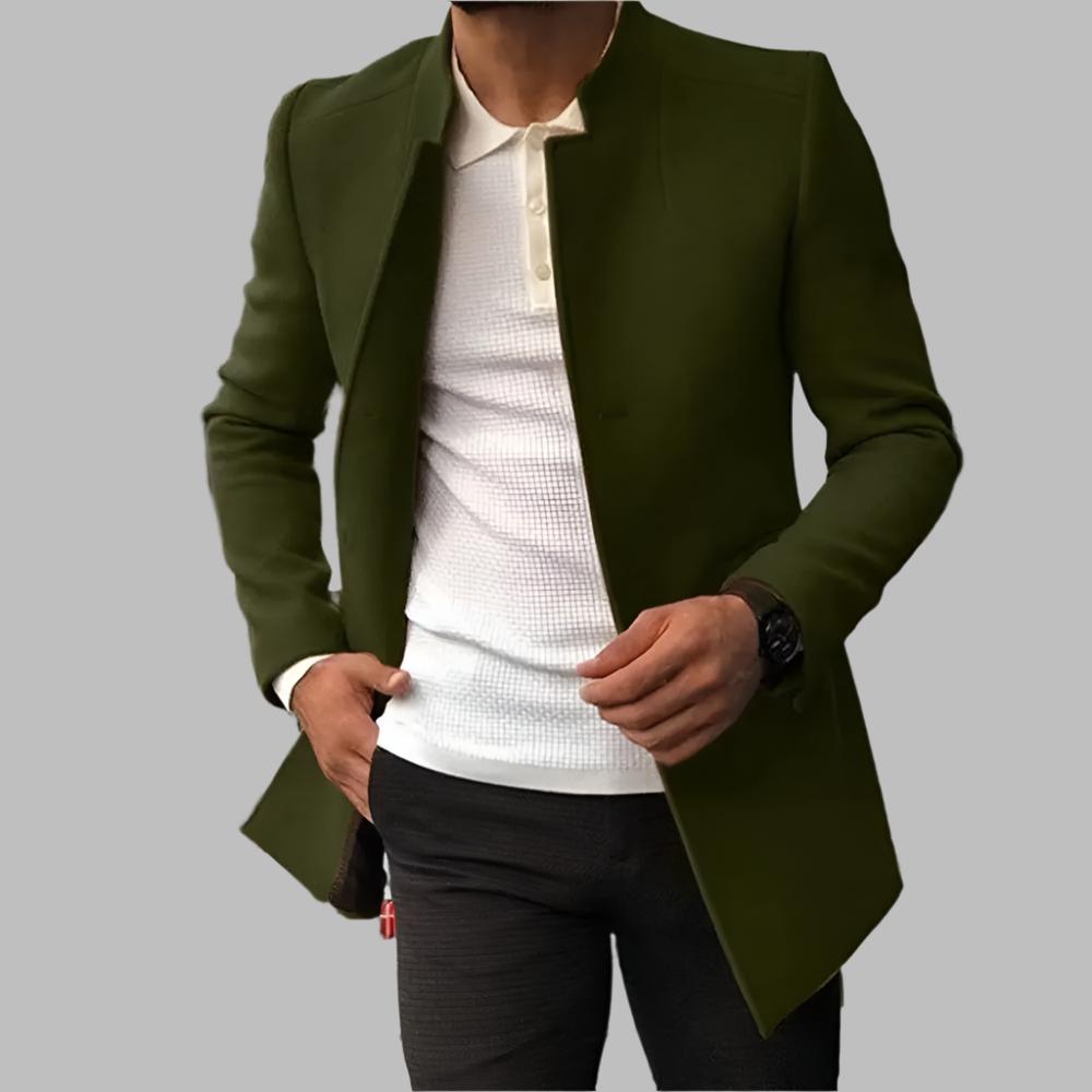 Manteau Homme Hiver Laine Élégant et Chaud - PanierRoyale