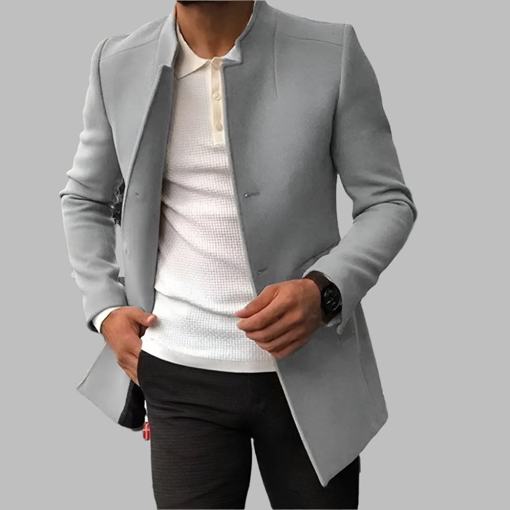 Manteau Homme Hiver Laine Élégant et Chaud