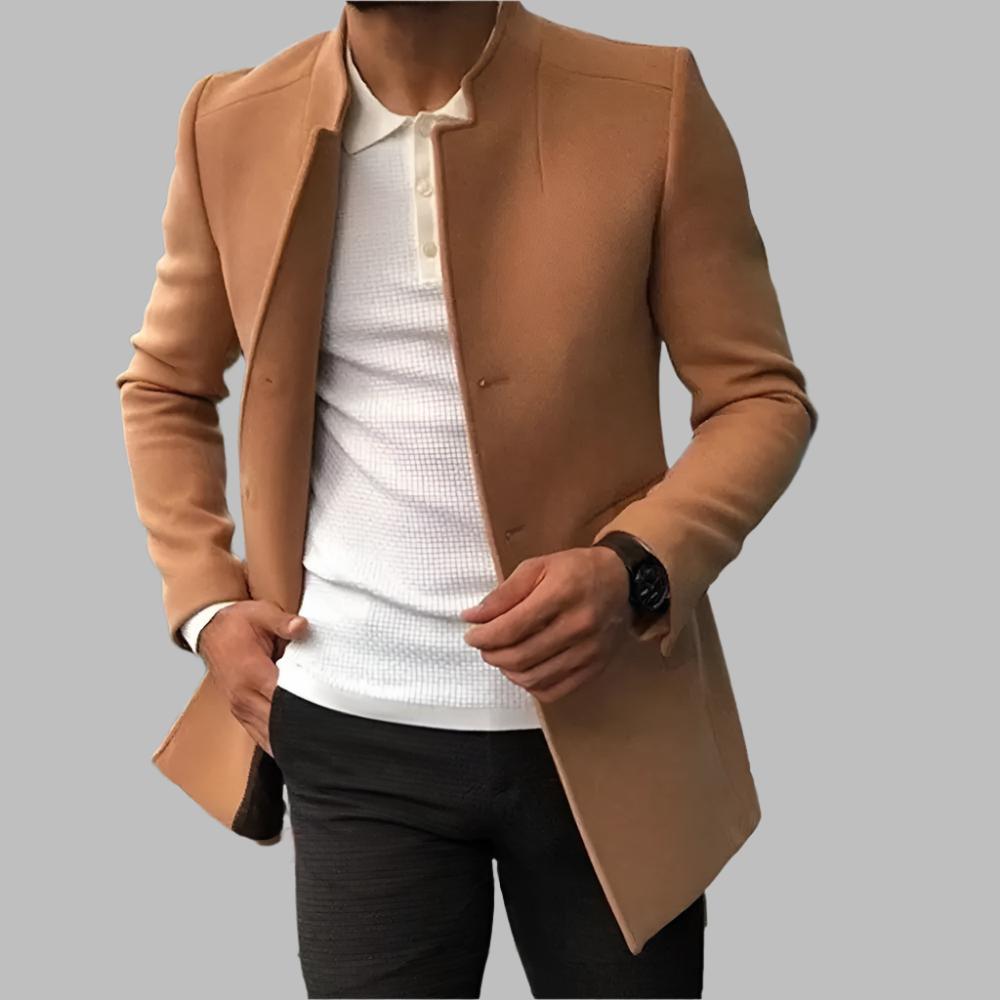 Manteau Homme Élégant Taille Classique