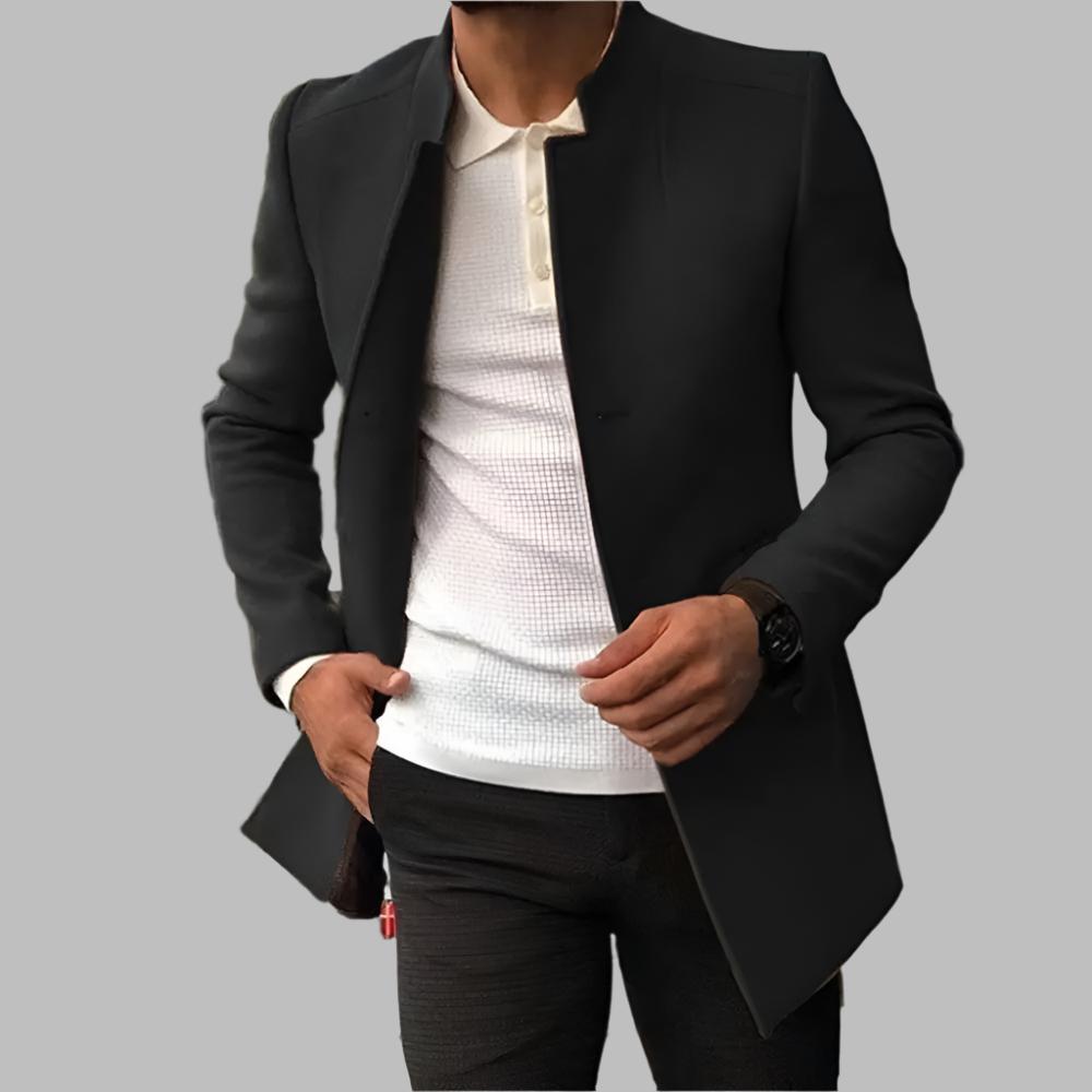 Manteau Homme Hiver Laine Élégant et Chaud