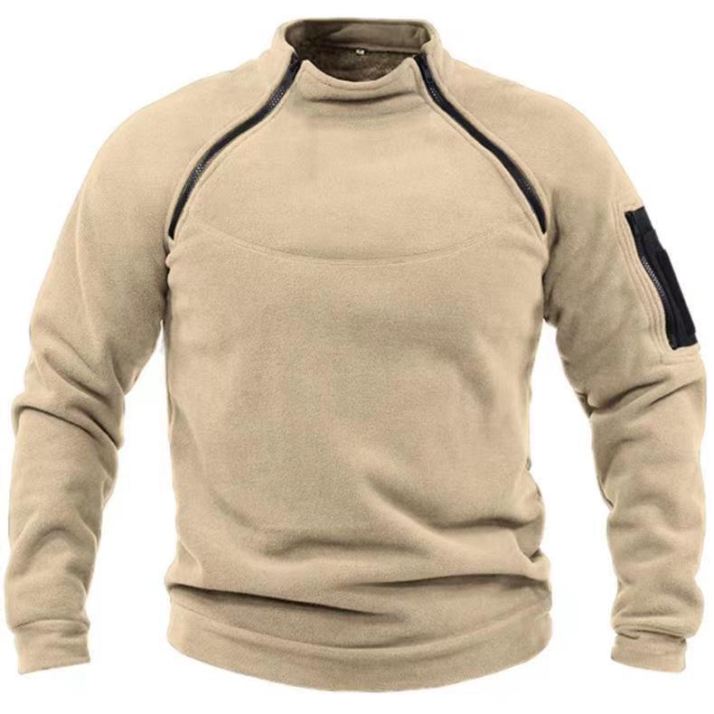 Doudoune Homme Hiver Longue avec Poche et Fermeture Éclair