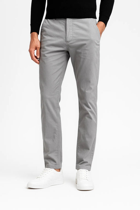Pantalon Chino Homme Droit et Confortable - PanierRoyale