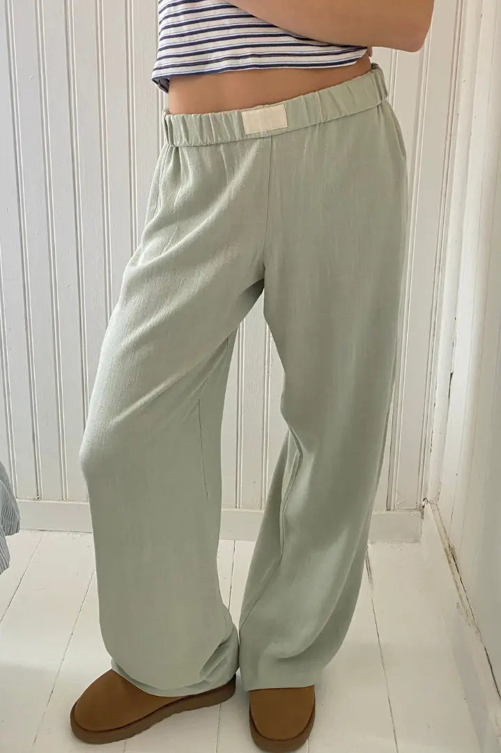 Pantalon décontracté rose fantaisie