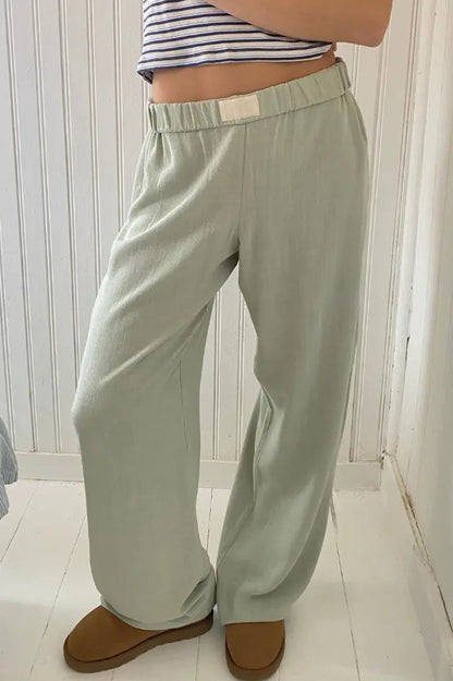 Pantalon décontracté rose fantaisie
