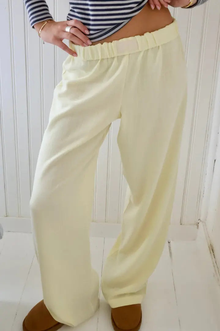 Pantalon décontracté rose fantaisie