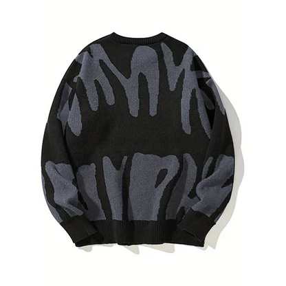 Pull Femme Élégant Noir et Blanc