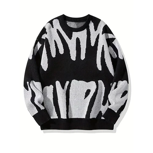 Pull Femme Élégant Noir et Blanc - PanierRoyale