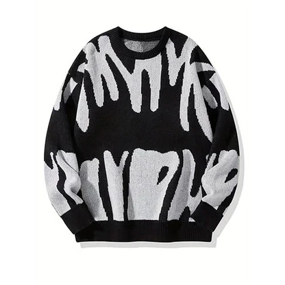 Pull Femme Élégant Noir et Blanc - PanierRoyale