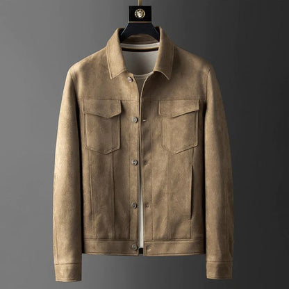 Veste Homme Hiver Fourrée avec Capuchon et Fermeture Éclair - PanierRoyale