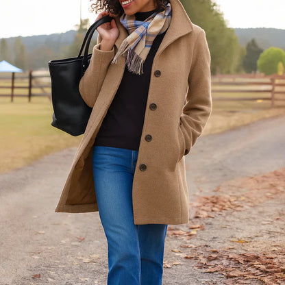 Manteau femme hiver chaud et élégant