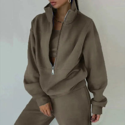 Tenue décontractée femme hiver confortable