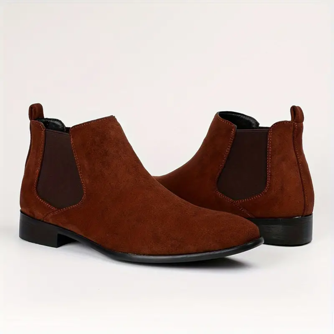Bottines Chelsea Cuir Noir Élégantes et Confortables pour Homme