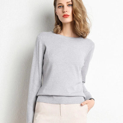 Pull Noir Féminin Manches Longues Élégant