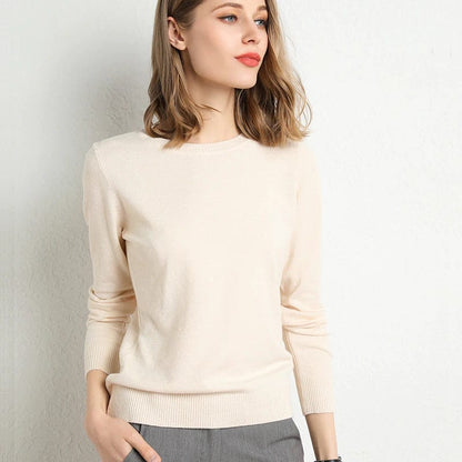 Pull Noir Féminin Manches Longues Élégant