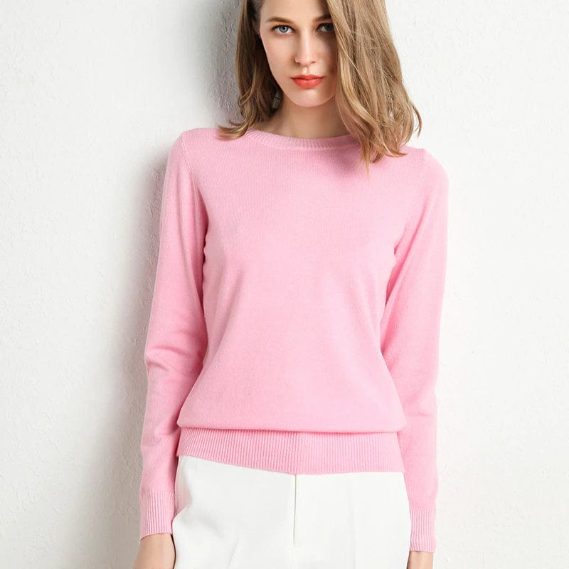 Pull Noir Féminin Manches Longues Élégant