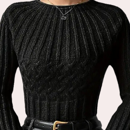 DENISE - Pull Moderne à Manches Évasées pour Femme
