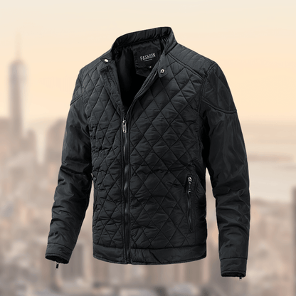 Veste polaire homme marine éclair zip