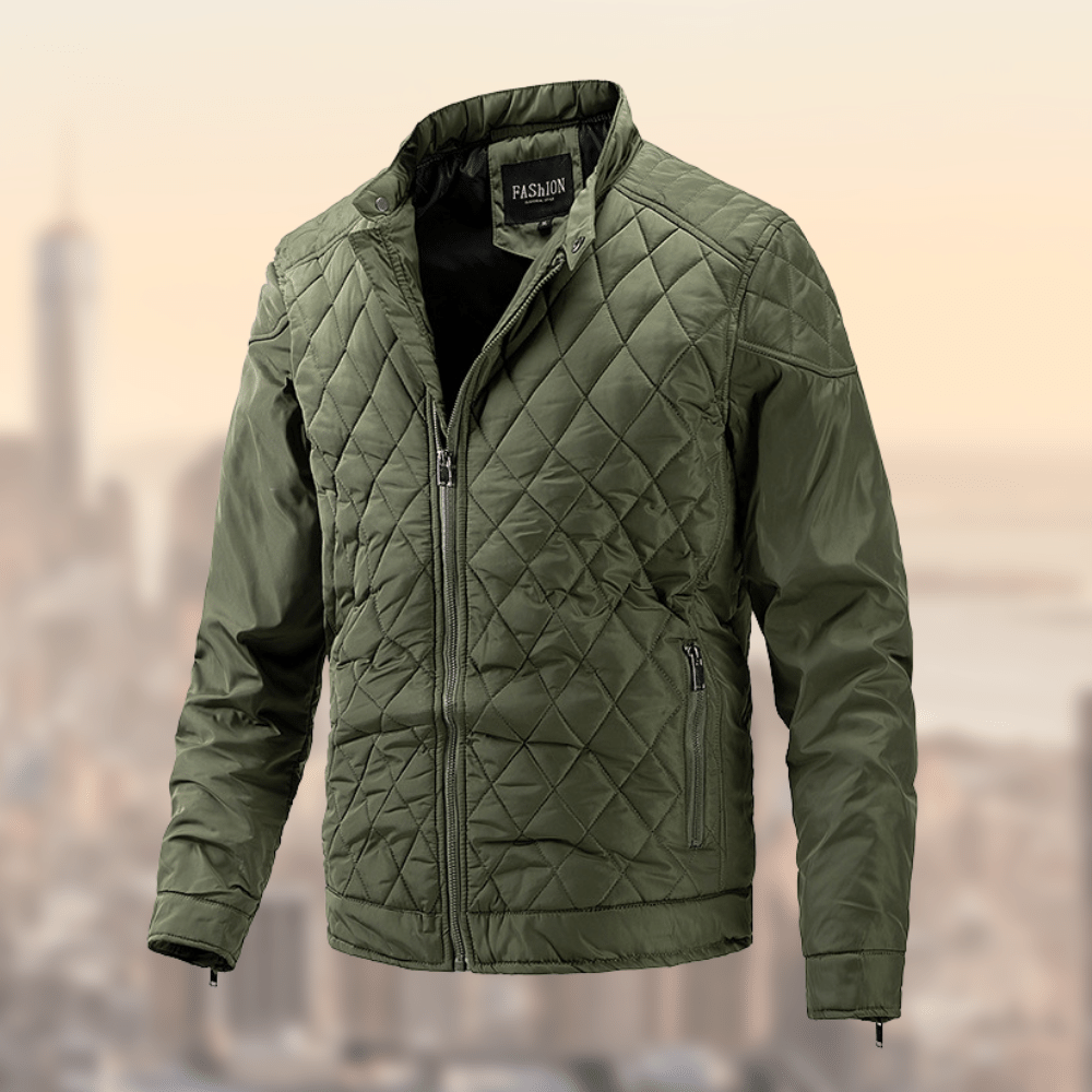 Veste polaire homme marine éclair zip