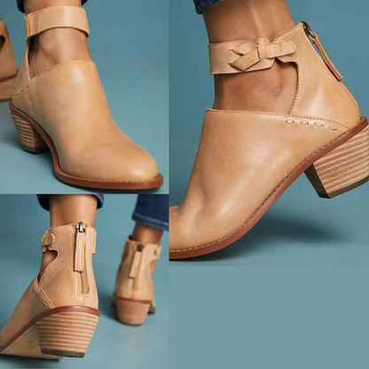 Bottines Femmes à Talons Hauts Élégantes et Confortables