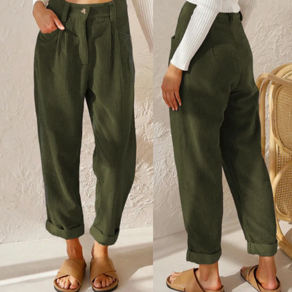 Pantalon Velours Femme Confortable et Chic