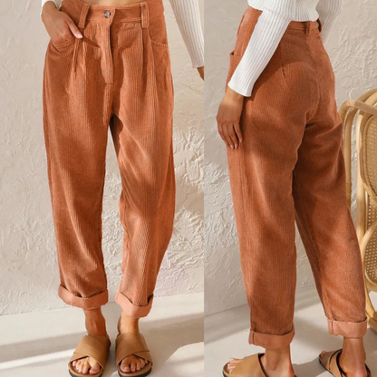 Pantalon Velours Femme Confortable et Chic