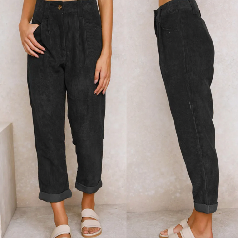 Pantalon Velours Femme Confortable et Chic