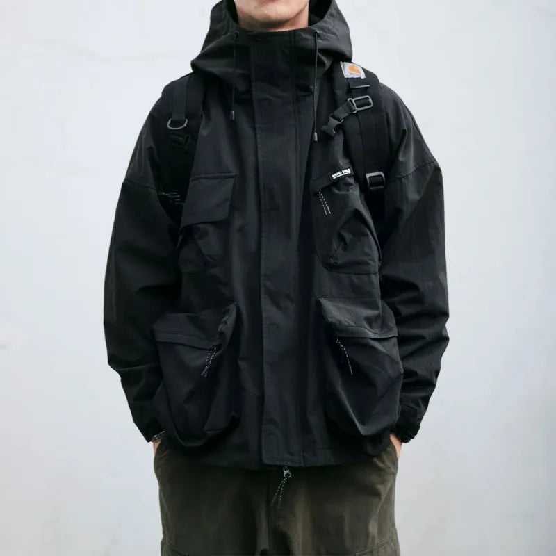 Blouson Homme Jaune Foncé Vêtement Outdoor