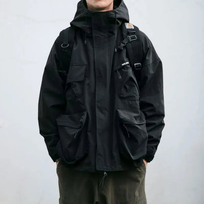 Blouson Homme Jaune Foncé Vêtement Outdoor