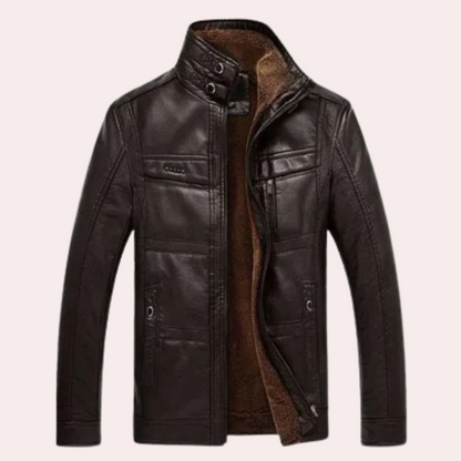 GILBERT - Veste de Motard Tendance pour Hommes