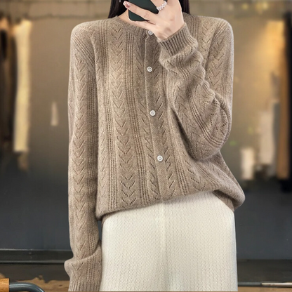 Cardigan Femme Tricoté Chic et Élégant