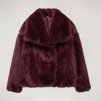 Manteau Femme Hiver Doux et Chaud – Pelisse Fausse Fourrure Élégante
