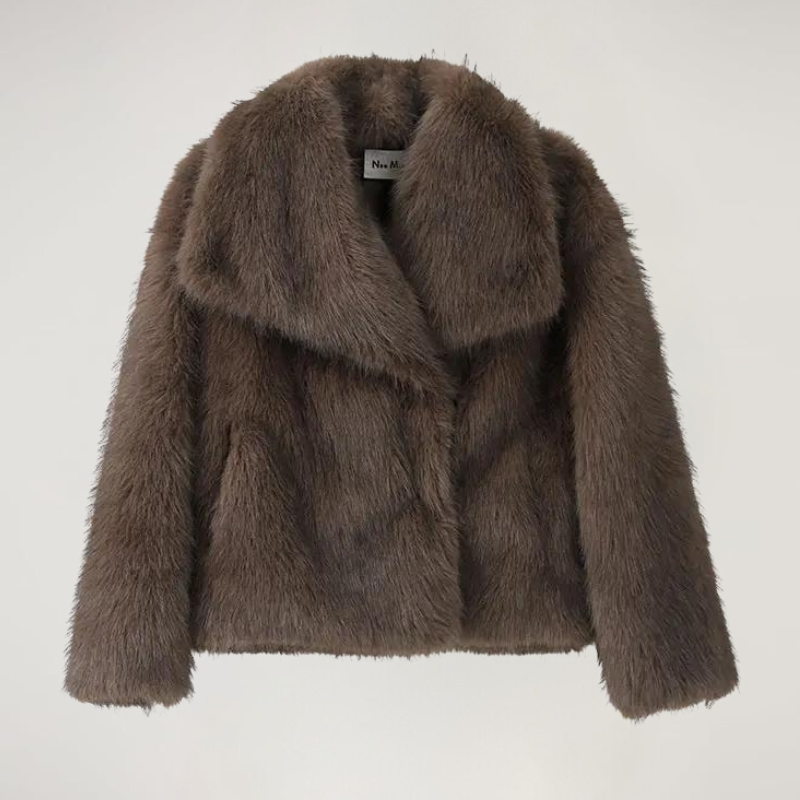 Manteau Femme Hiver Doux et Chaud – Pelisse Fausse Fourrure Élégante