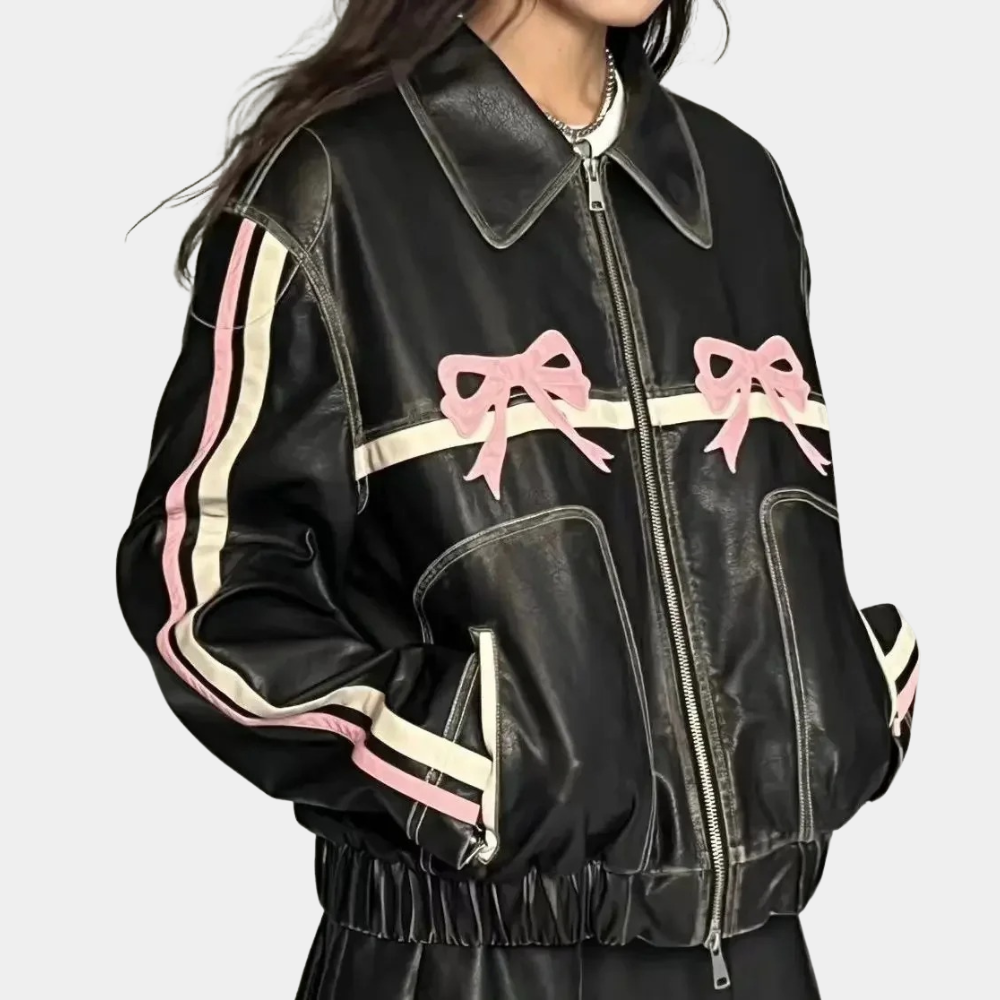URSULINE - Veste à Imprimé Nœud Élégante pour Femmes