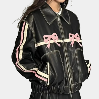 URSULINE - Veste à Imprimé Nœud Élégante pour Femmes