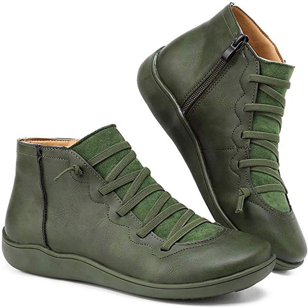 Bottines Cuir Homme Chaussures Confortables à Lacets Rapides