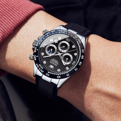 Montre Homme Élégante Acier Inoxydable