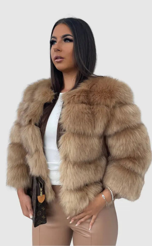 Manteau en fourrure synthétique Élégant et Confortable - BerlinGlamour