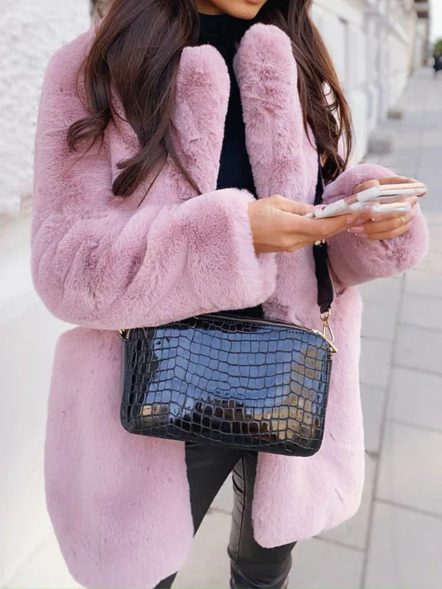 Manteau Femme Hiver Chaud et Élégant Long - PanierRoyale