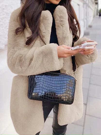 Manteau Femme Hiver Chaud et Élégant Long
