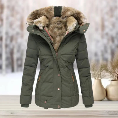 Manteau Femme Hiver Long Manches Épais