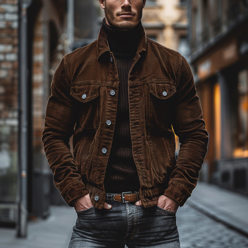 Blouson Homme Cuir Vintage Cllassique - BerlinGlamour