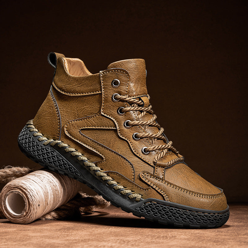 Bottes de Randonnée en Cuir pour Homme