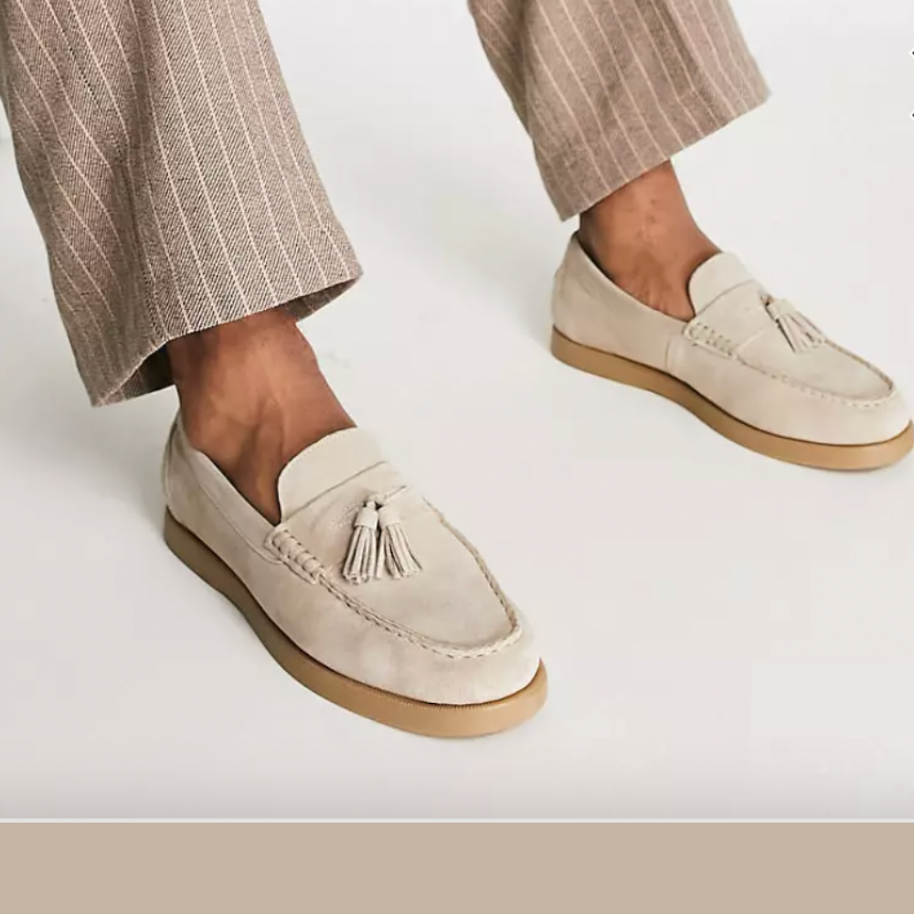 Mocassins Homme Cuir Brun Chic et Confortables