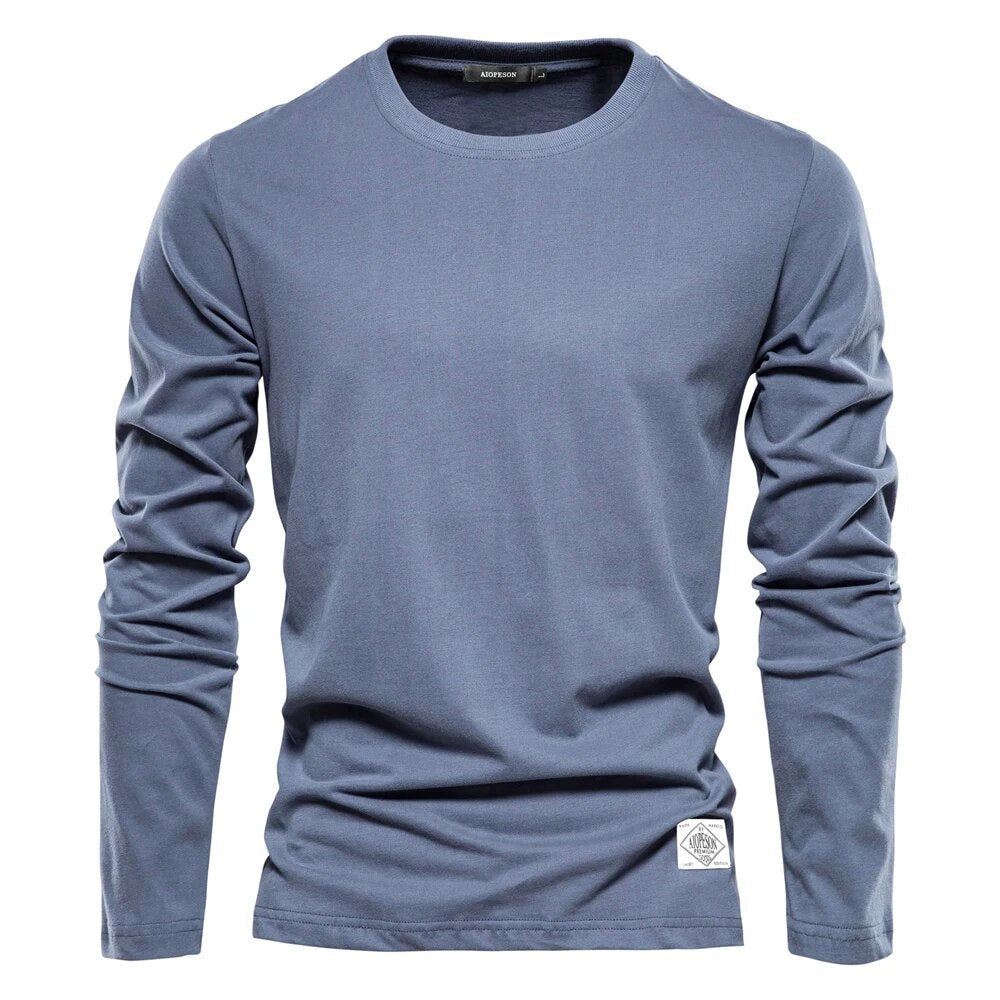T-shirt Homme Manches Longues Classique - PanierRoyale