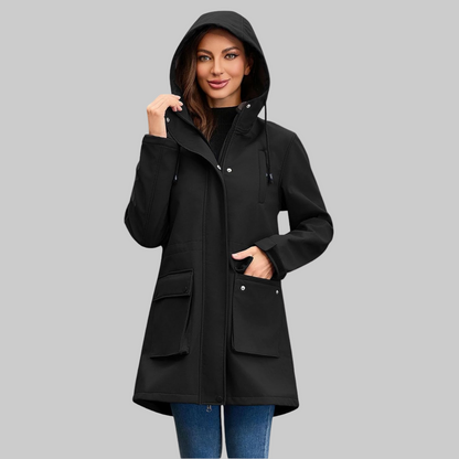 Veste de Pluie Femme Imperméable avec Capuche pour Marche