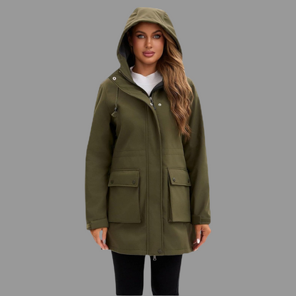 Veste de Pluie Femme Imperméable avec Capuche pour Marche