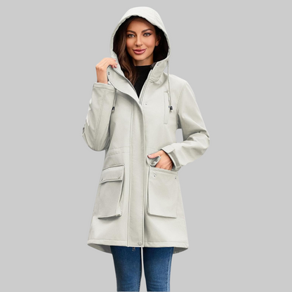 Veste de Pluie Femme Imperméable avec Capuche pour Marche