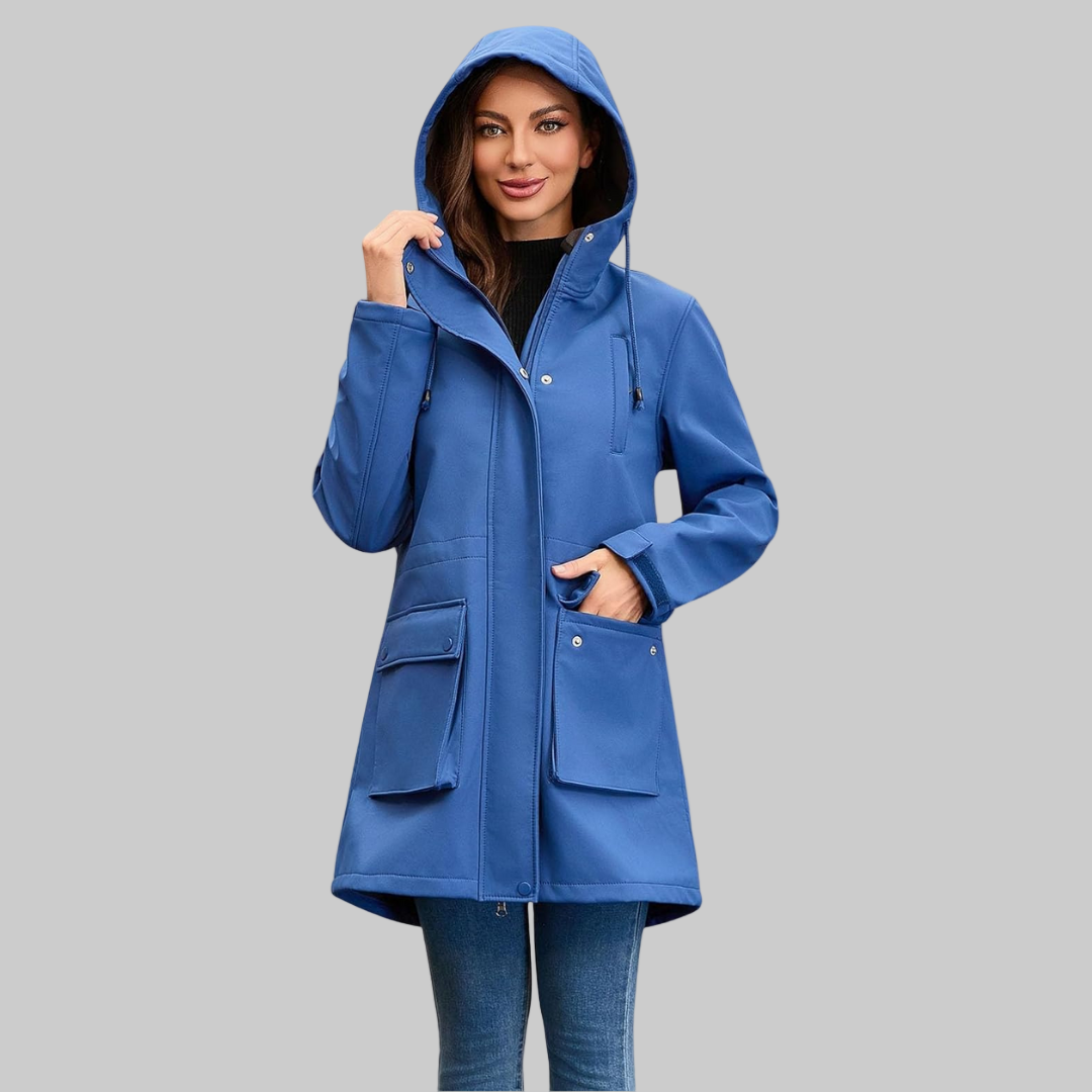 Veste de Pluie Femme Imperméable avec Capuche pour Marche - PanierRoyale