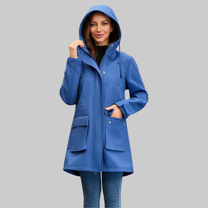 Veste de Pluie Femme Imperméable avec Capuche pour Marche - PanierRoyale