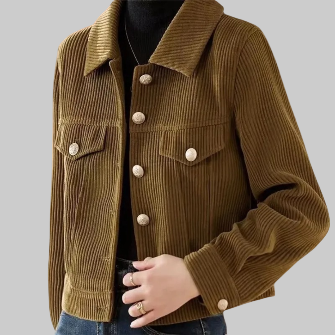 Veste Femme Slim Fit Fermeture Éclair Noir - PanierRoyale
